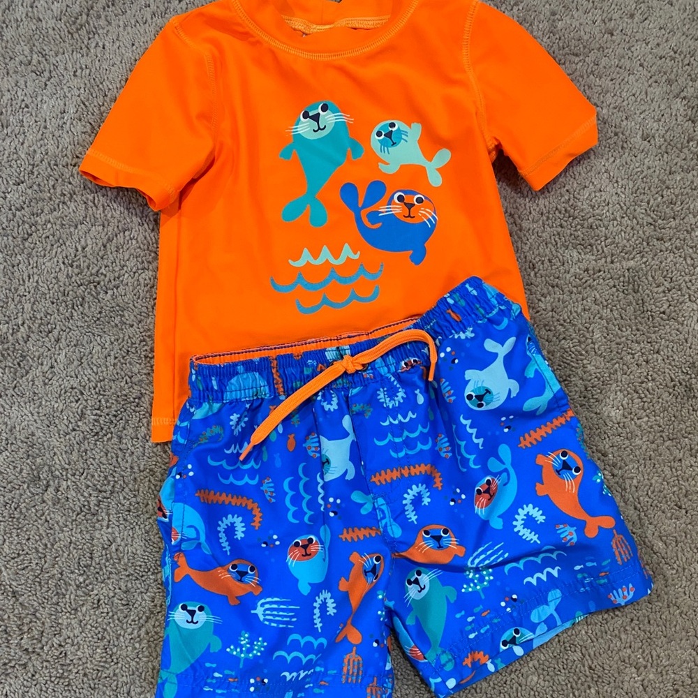 Swim trunks & Rash Guard